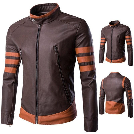 Men’s Biker Leather Jacket – Resident Evil Inspired