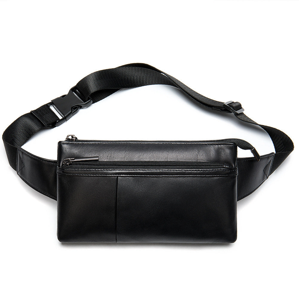 Casual Fashion Diagonal Leather Bag – Unisex Design