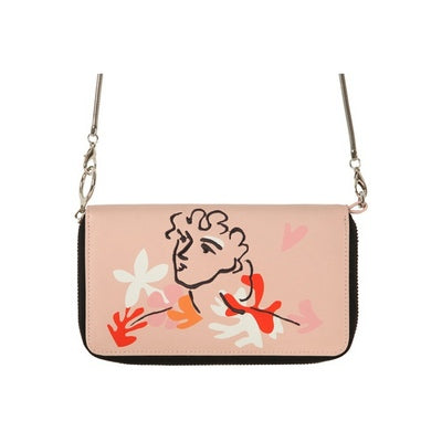 YIZISToRE PU Leather Women’s Crossbody Long Wallet – LINES Series