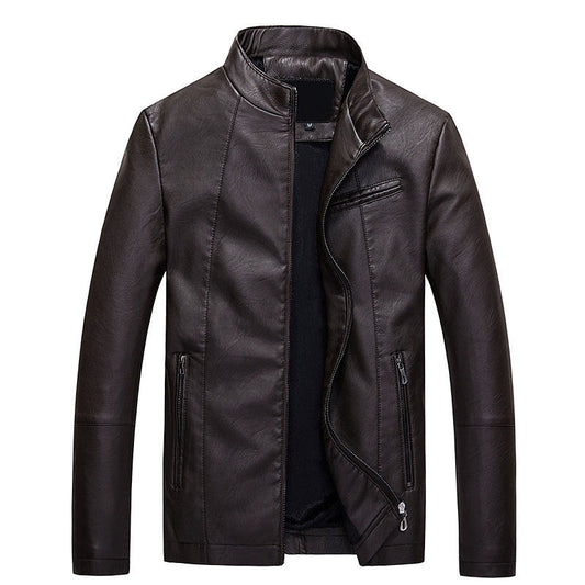 Men's leather PU leather jacket Special Gift for Him