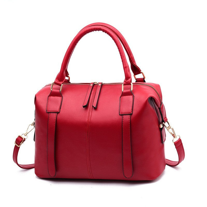 Women’s Leather Handbag – Vintage Fashion Shoulder Bag