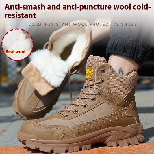 Winter Wool Protective Shoes – Safe, Warm & Durable