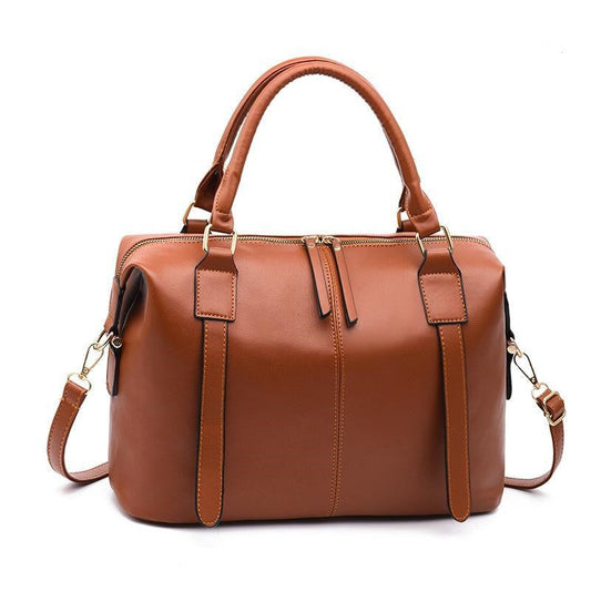 Women’s Leather Handbag – Vintage Fashion Shoulder Bag
