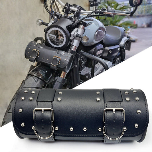 Retro Motorcycle & Bicycle Waterproof Leather Pannier Bag
