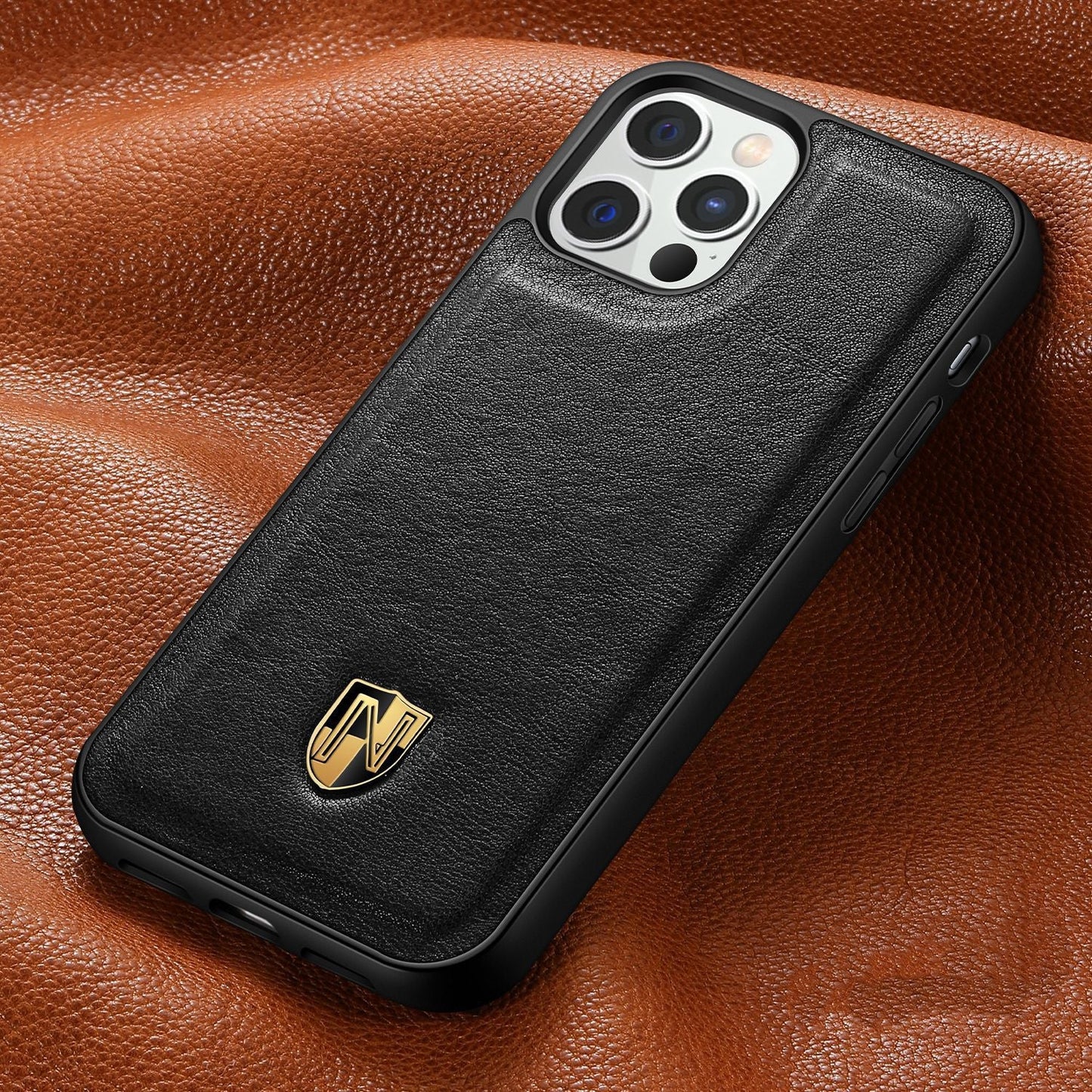 Luxury Top Layer Leather Phone Case – Premium Protection with Elegant Style