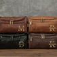 Vintage Monogram Personalized Leather Toiletry Bag – Travel in Style