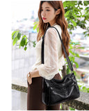 Large Capacity PU Leather Shoulder & Crossbody Bag – Trendy Tote Bag