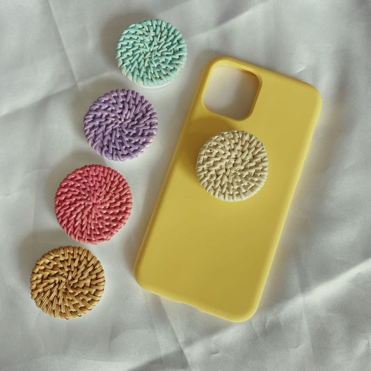 Bamboo Woven Telescopic Folding Phone Stand – Eco-Friendly & Stylish Gift