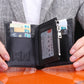 Men’s Leather Wallet – Horizontal & Vertical | Crocodile Pattern Business Style