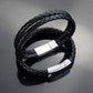Fashion Personalized Men’s Woven Leather Bracelet – Stylish & Customizable