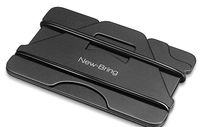 New-Bring Card Holder – Aviation Aluminum Alloy Short Wallet