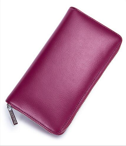 Baellerry RFID Men’s Wallet – Genuine Cow Leather Long Clutch