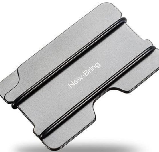 New-Bring Card Holder – Aviation Aluminum Alloy Short Wallet