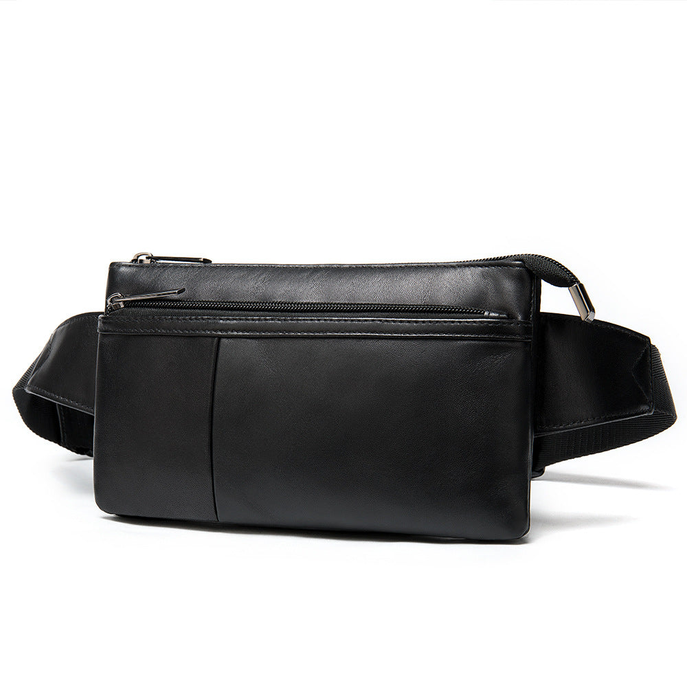 Casual Fashion Diagonal Leather Bag – Unisex Design