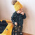Children's leather jacket girls lapel pu leather jacket