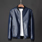 Leather jacket slim men's leather jacket