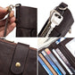 Antimagnetic Leather Wallet – Short Vertical Coin Purse