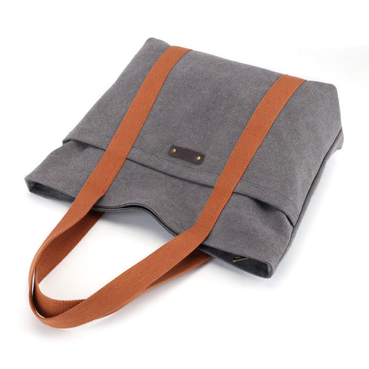 Casual Fashion Women’s Tote Bag – Retro Canvas Shoulder Bag