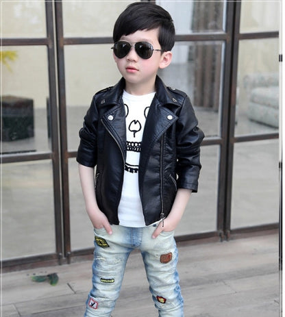 Children’s Leather Jacket – Stylish, Durable & Comfortable