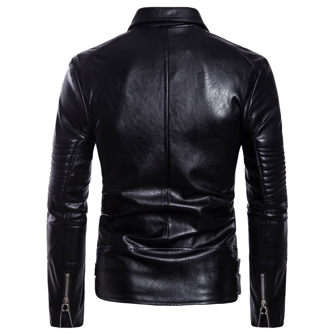 Men’s Sheepskin Leather Jacket – European & American Style
