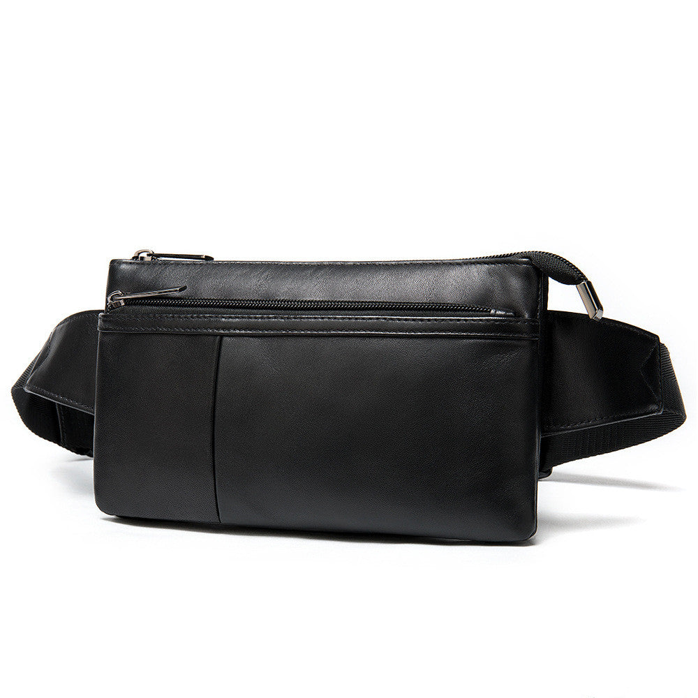 Casual Fashion Diagonal Leather Bag – Unisex Design