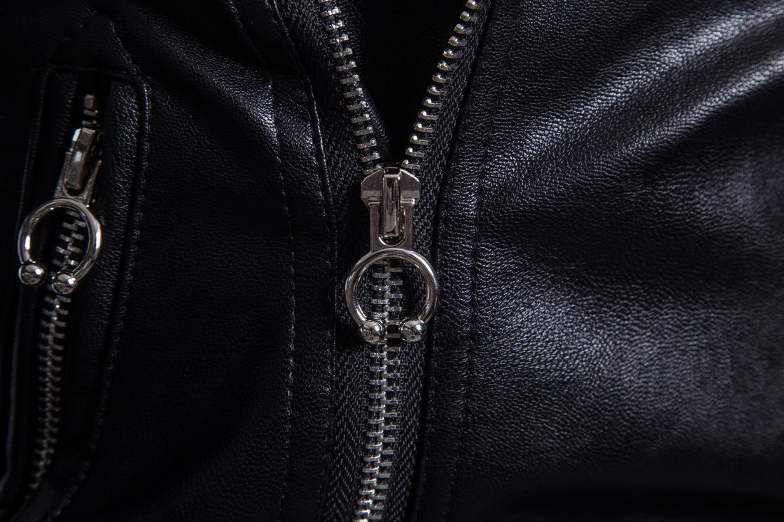 Men’s Sheepskin Leather Jacket – European & American Style