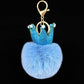 Fur Ball Keychain Pendant Artificial Leather Fur Bags