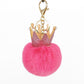 Fur Ball Keychain Pendant Artificial Leather Fur Bags