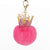 Fur Ball Keychain Pendant Artificial Leather Fur Bags