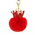 Fur Ball Keychain Pendant Artificial Leather Fur Bags