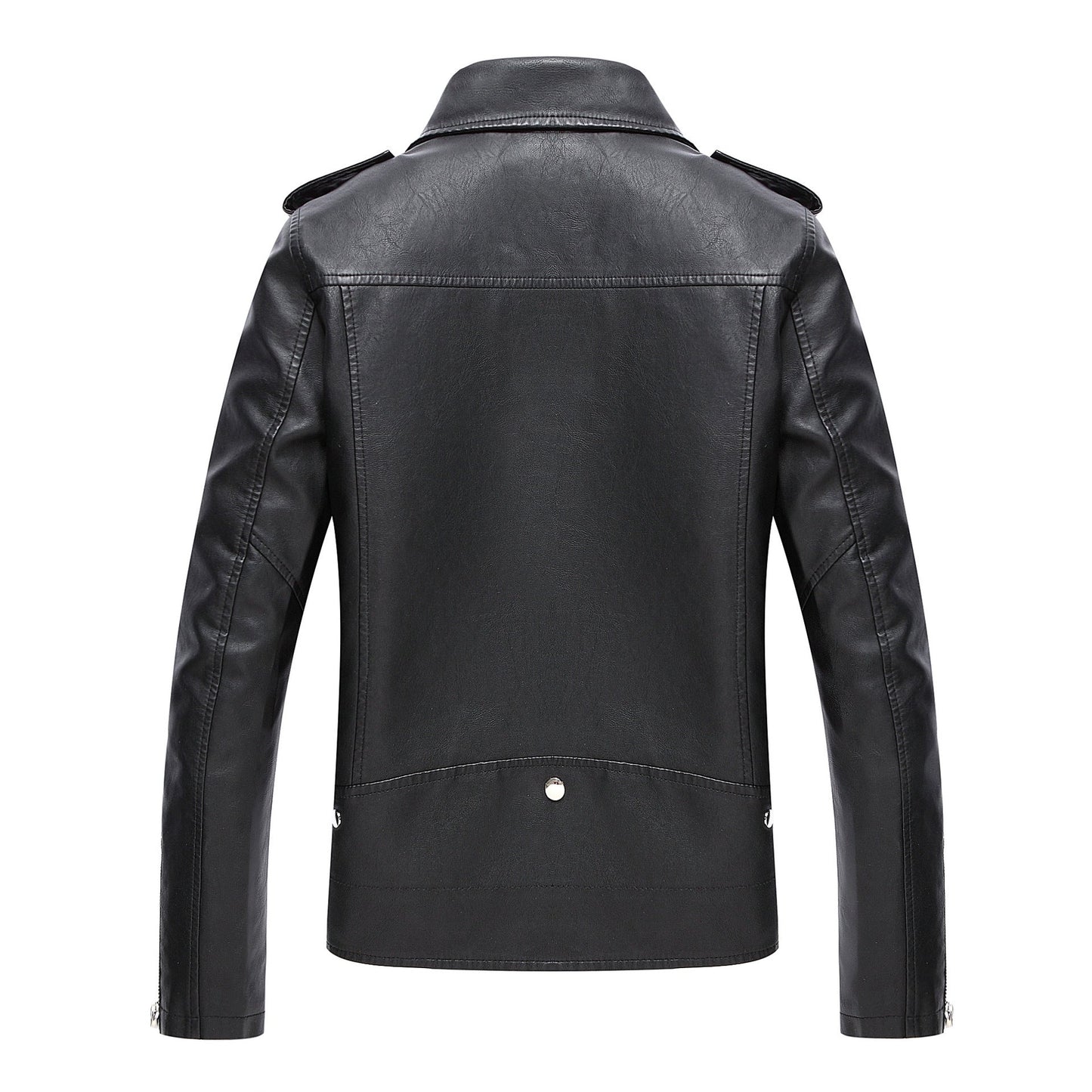 Men’s Motorcycle PU Leather Jacket – Sleek, Stylish & Bold
