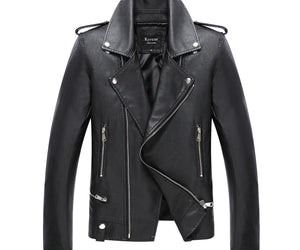 Men's Motorcycle Leather Jacket Jacket