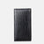 Men’s Crocodile Leather Long Wallet – 2-Fold Leisure Style (Black)