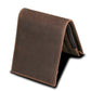 RFID Men’s Wallet – Genuine Crazy Horse Leather | Short Casual Design