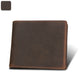 RFID Men’s Wallet – Genuine Crazy Horse Leather | Short Casual Design
