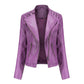 Women’s Thin Leather Motorcycle Jacket – Sleek, Stylish & Lightweight