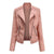 Women’s Thin Leather Motorcycle Jacket – Sleek, Stylish & Lightweight