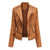 Women’s Thin Leather Motorcycle Jacket – Sleek, Stylish & Lightweight