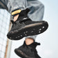 Spring New Men’s Leather Sneakers – Breathable Lightweight Korean-Style Casual Shoes