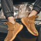 Spring New Men’s Leather Sneakers – Breathable Lightweight Korean-Style Casual Shoes