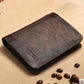 Men’s Multifunctional Leather Wallet – Compact & Practical