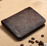 Men’s Multifunctional Leather Wallet – Compact & Practical