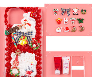 Diy Cream Gel Mobile Phone Case Set Cute Element Resin Accessories