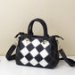 European & American Style Women’s Leather Shoulder Bag – Small Square Design