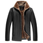 Leather Jacket Men's Leather Jacket With Fur