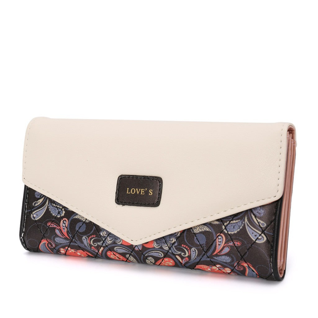 BIRDS Wallet for Women – Embroidered Korean-Style Design