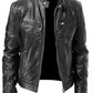 PU Leather Jacket Slim Leather Jacket