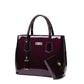 Women’s Patent Leather Handbag – Stylish Square Vertical Bag