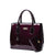 Women’s Patent Leather Handbag – Stylish Square Vertical Bag
