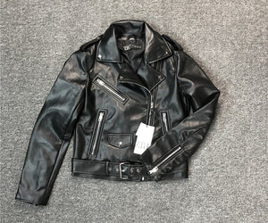 Women's leather jacket